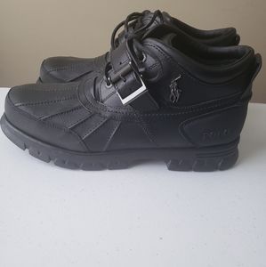 New Polo Ralph Lauren Blk Boots 10D